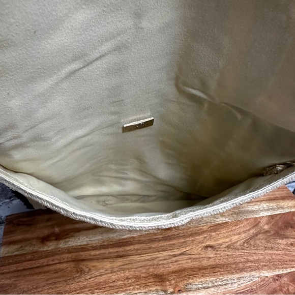 EUC Off Park Collection Costal Cream and Navy Shoulder Purse for Vacation Beach - Picture 9 of 14